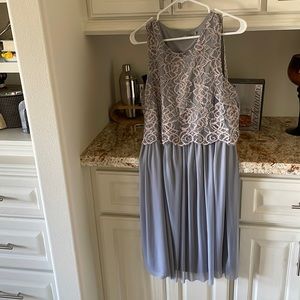 Lace grey ASOS dress